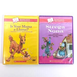 New Scholastic Video Collection DVD lot 2 LLama Mama Strega Nona Brand New